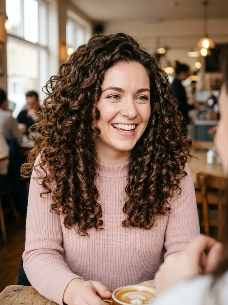 Glossy Chocolate Curls