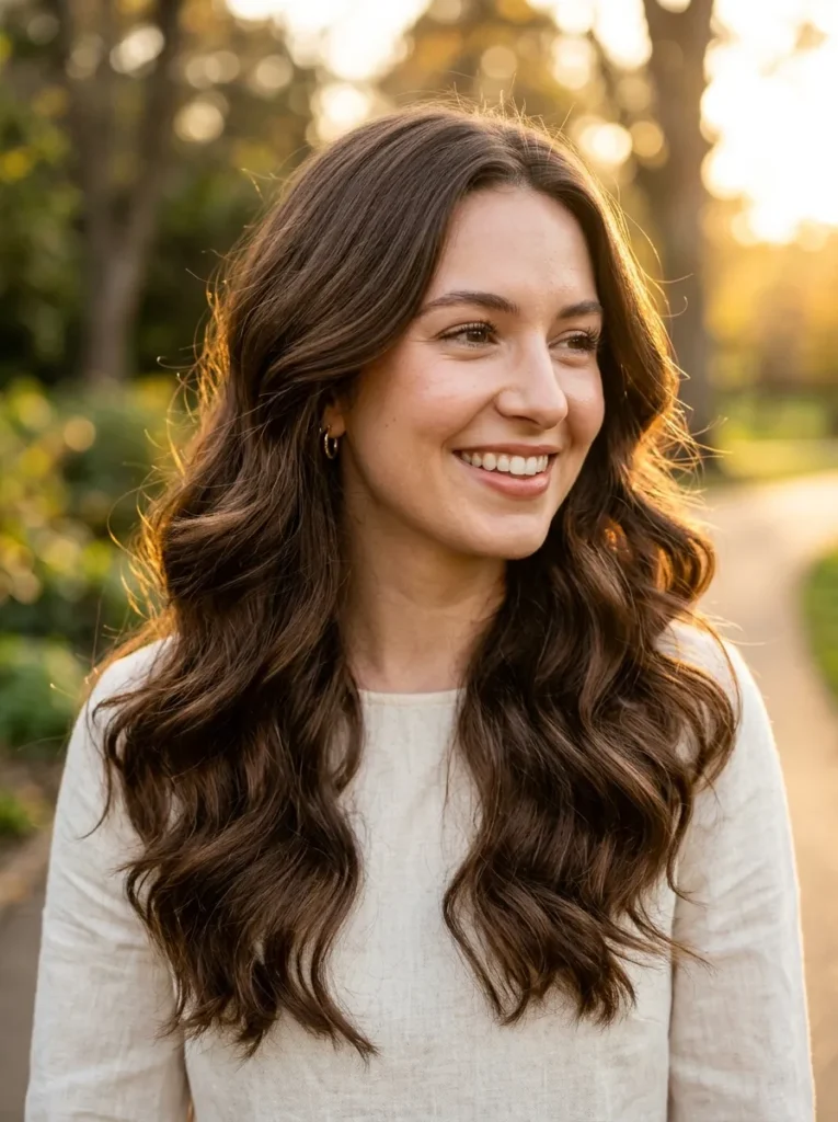 Glossy Chocolate Waves