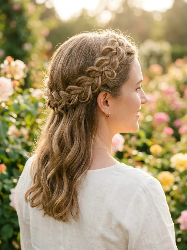 Goddess Halo Braid