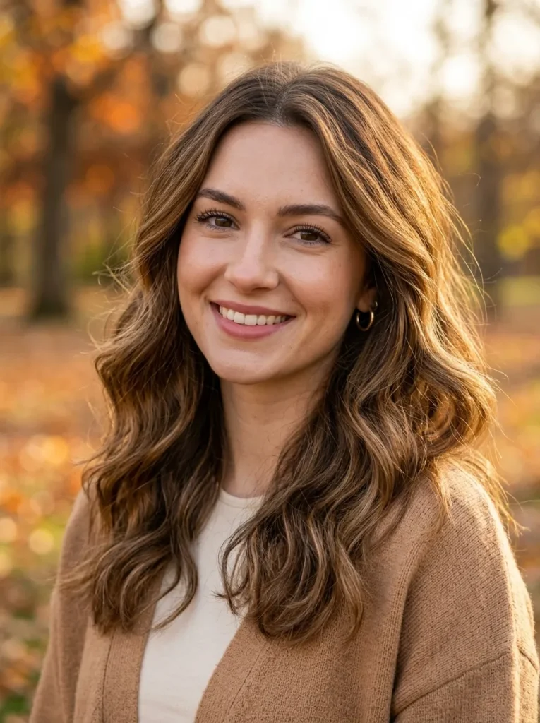 Golden Chestnut Balayage