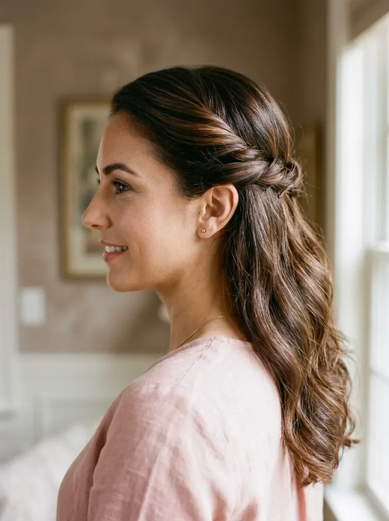 Half Up Twist