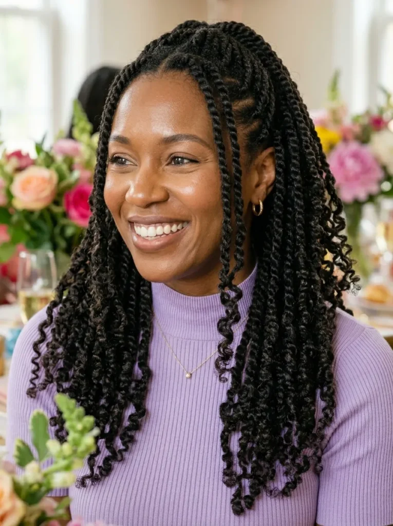 Half Up Twists
