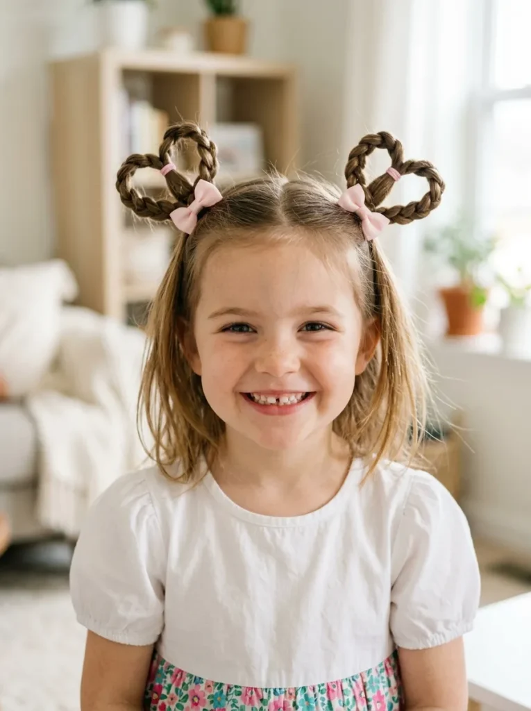 Heart Pigtail Style