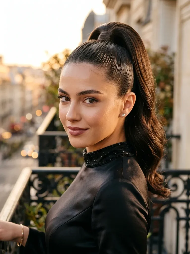 High Sleek Ponytail