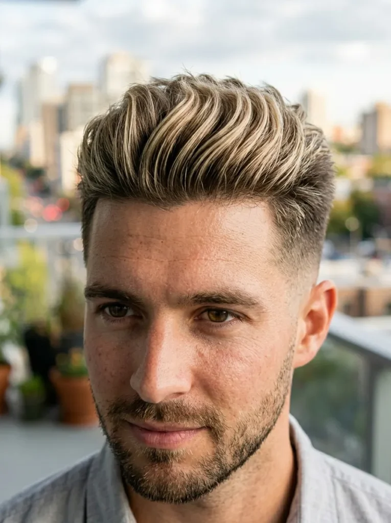 Highlighted Taper Fade