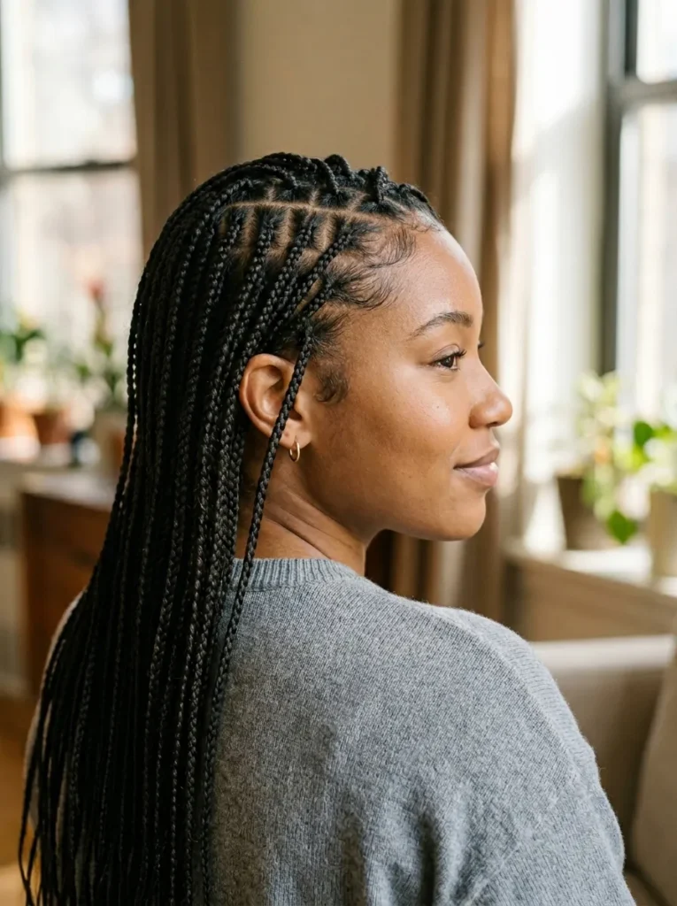 Knotless Micro Braids