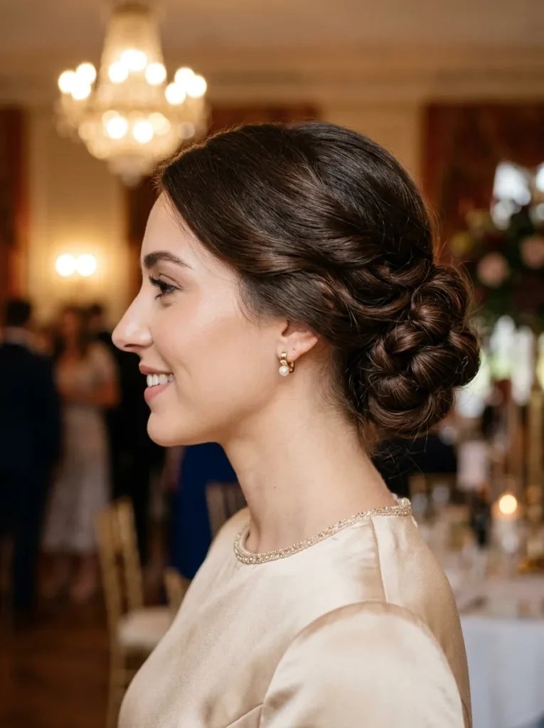 Knotted Low Bun