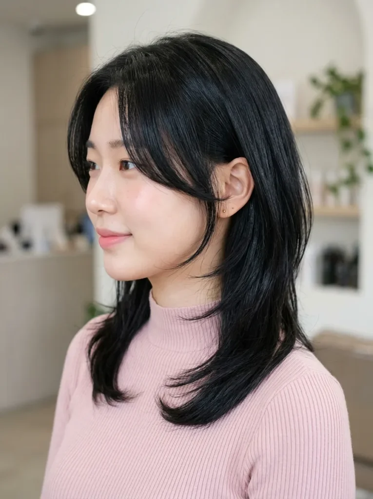 Korean Mullet Wolf Cut