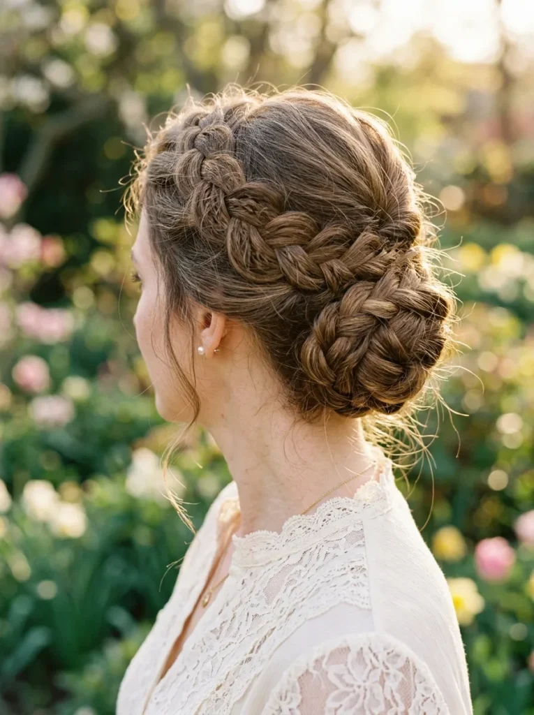 Lace Braid Updo