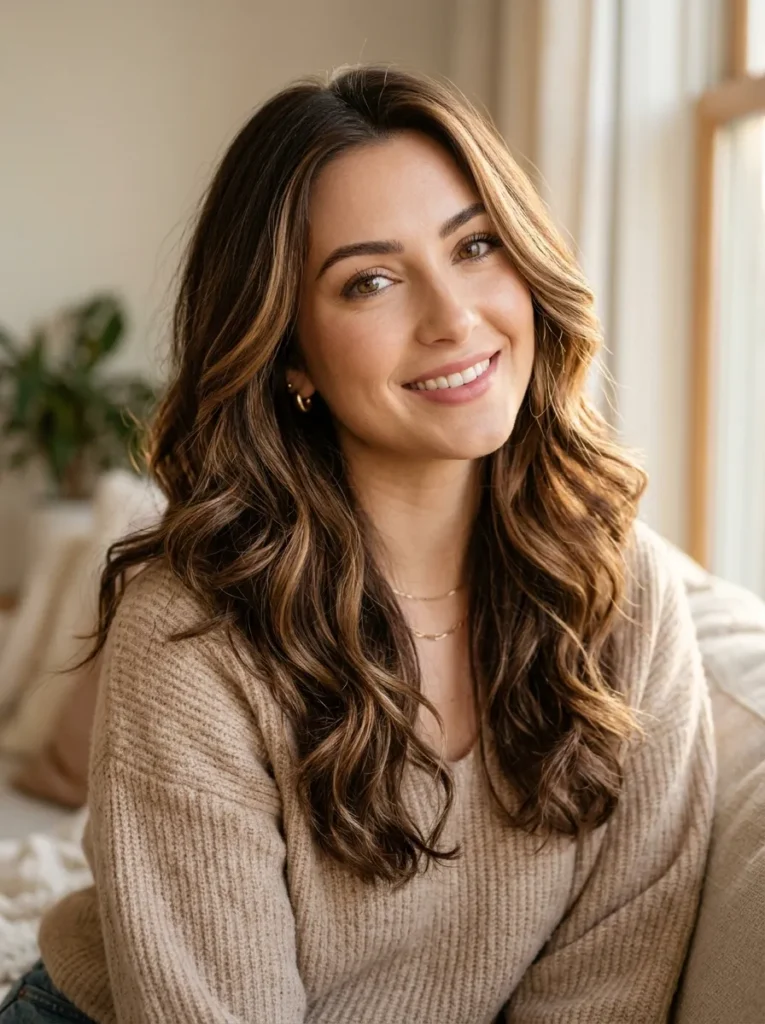 Layered Caramel Waves