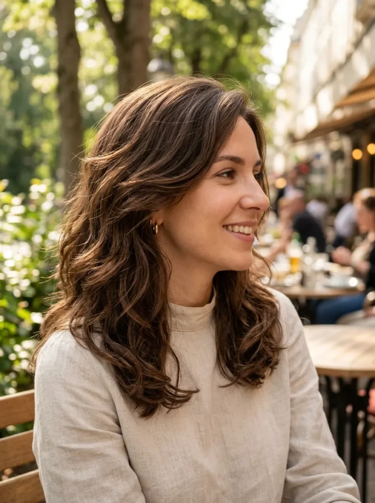 Layered Chocolate Waves