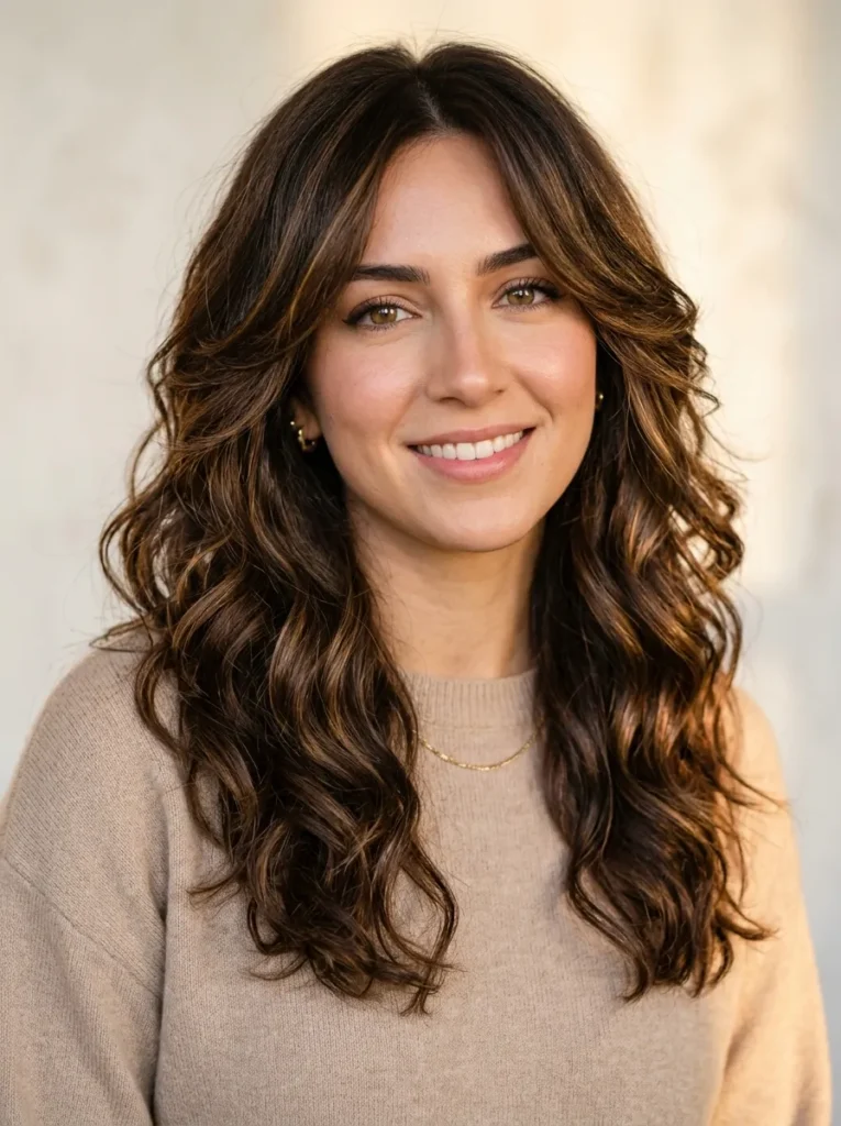 Layered Chocolate Waves