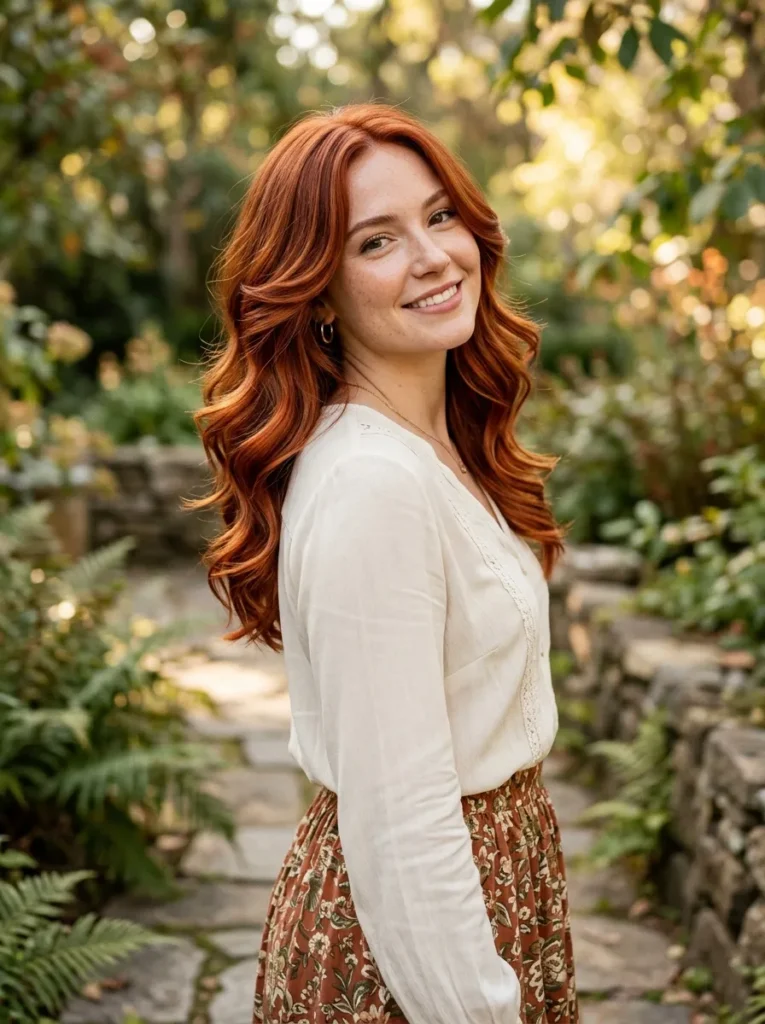 Layered Red Weave Waves