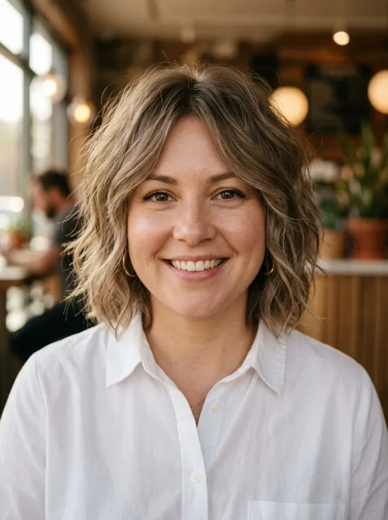 Layered Shaggy Bob