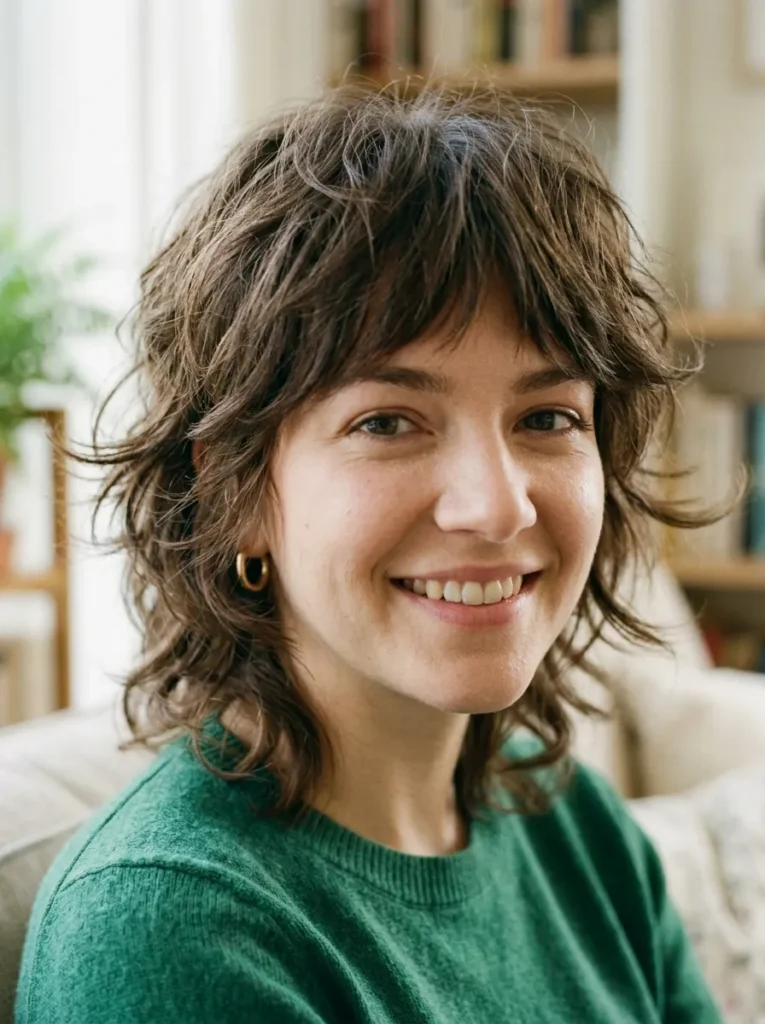 Layered Short Brown Wolf