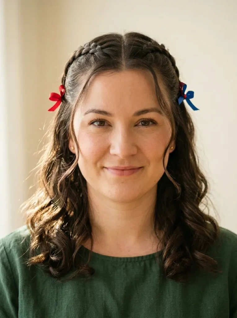 Liberty Half-Up Braids