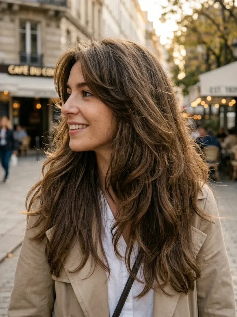 Long Butterfly Wolf Cut