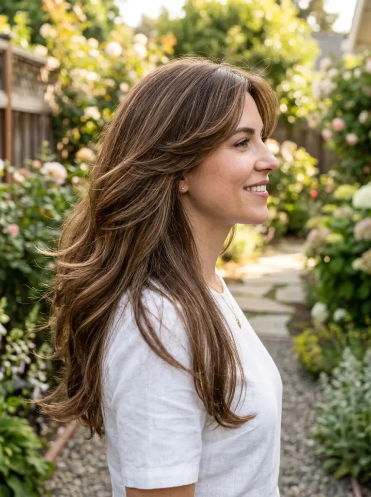 Long Feathered Layers