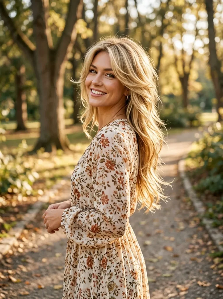 Long Layered Blonde Wolf