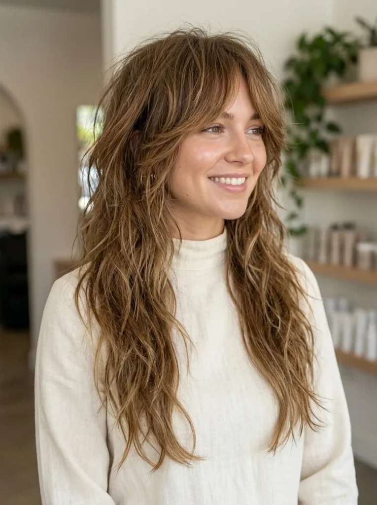 Long Mullet Wolf Cut