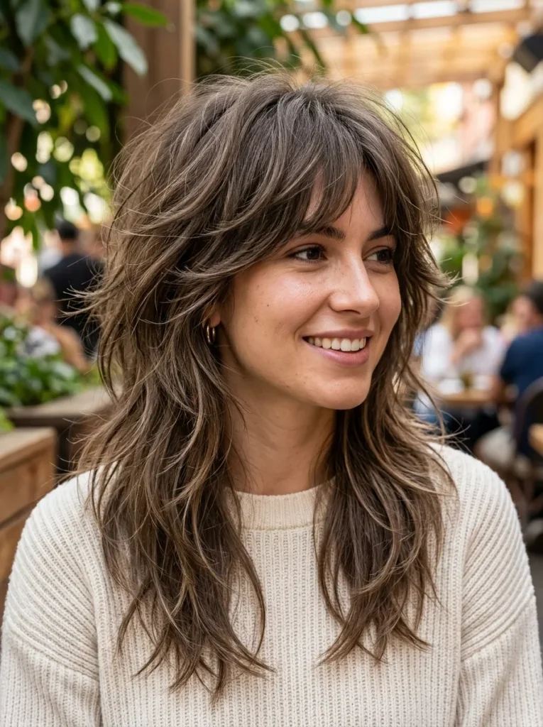 Long Shaggy Wolf Layers