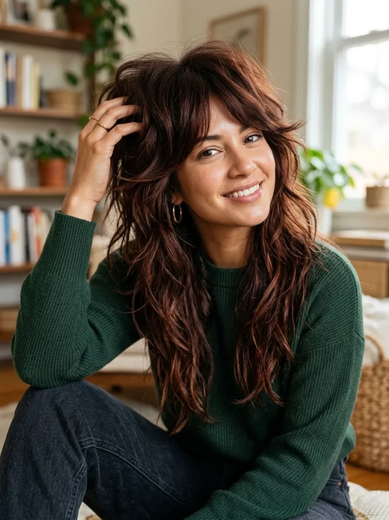 Long Wolf Cut Layers