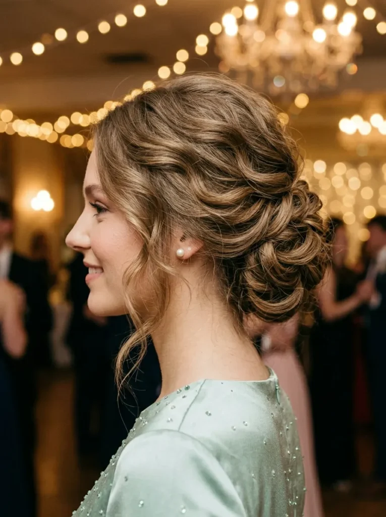Loose Waves Updo