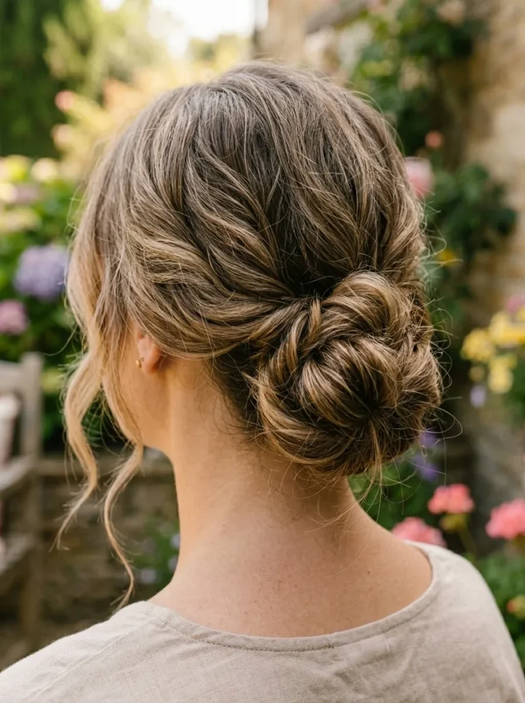 Low Messy Chignon