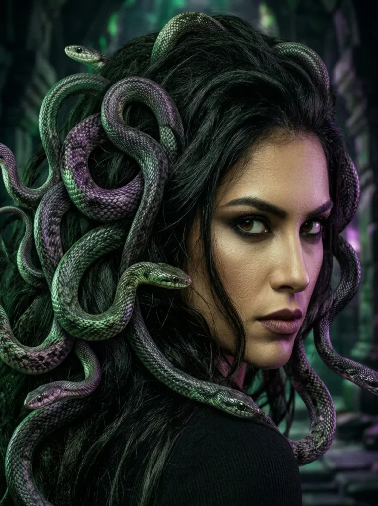 Medusa Snake Curls