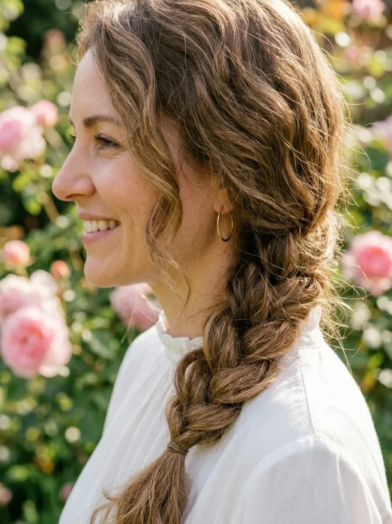 Messy Boho Side Braid