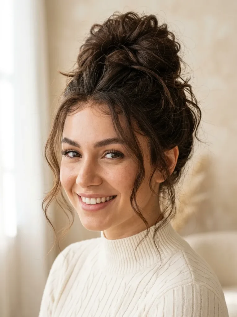 Messy Bun Style