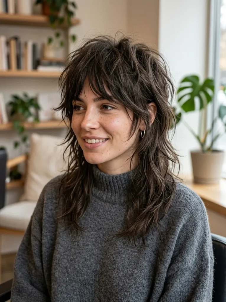 Messy Mullet Wolf Cut