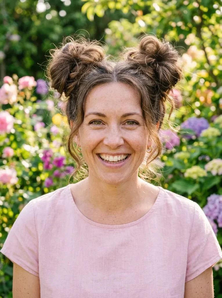 Messy Space Buns