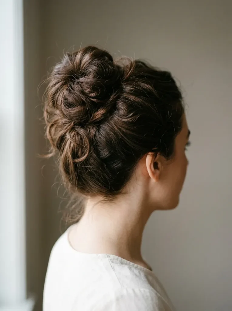 Messy Textured Bun