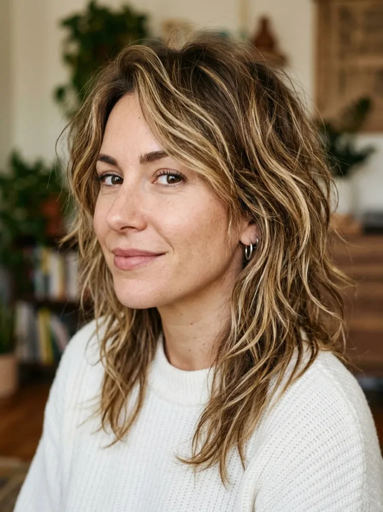 Messy Textured Wolf Cut