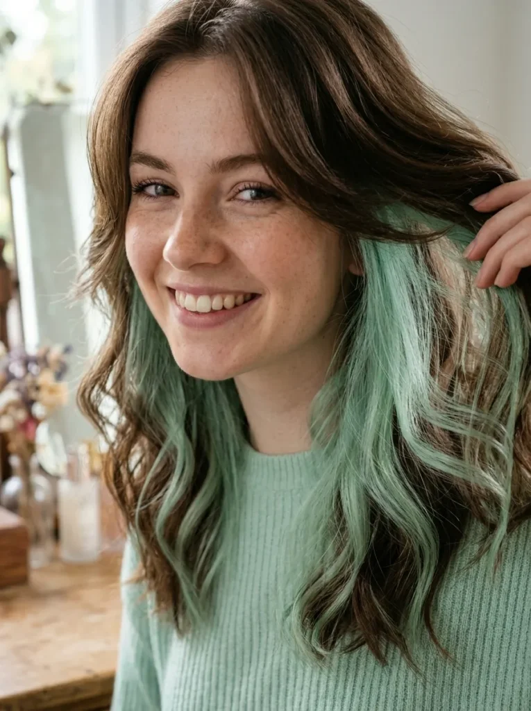 Mint Green Peekaboo Layers