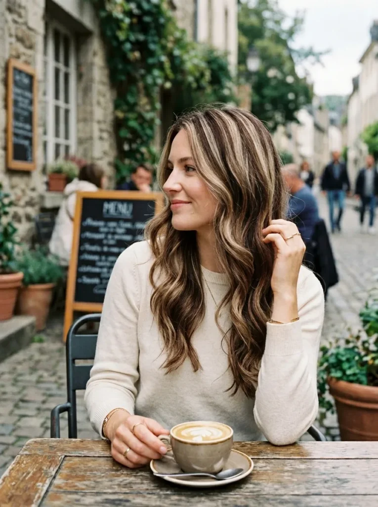 Mocha Ribbon Lowlights