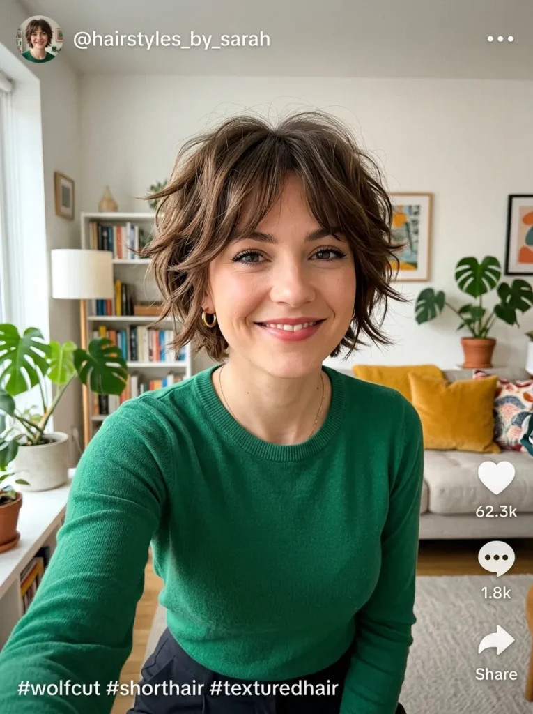 Modern Short Brown Wolf