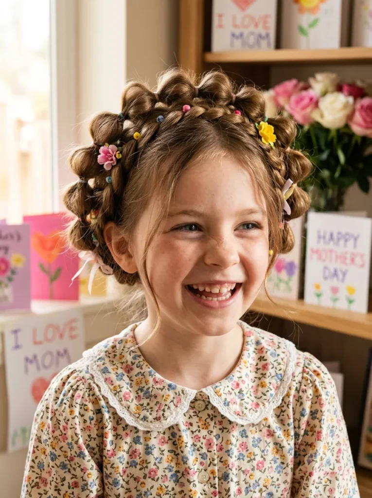 Mothers Day Bubble Braids