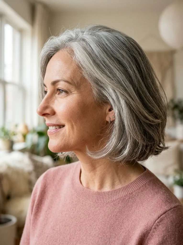 Natural Grey Bob