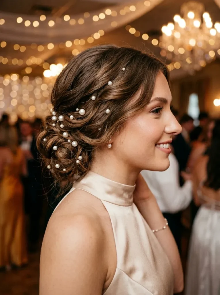 Pearl Accent Updo