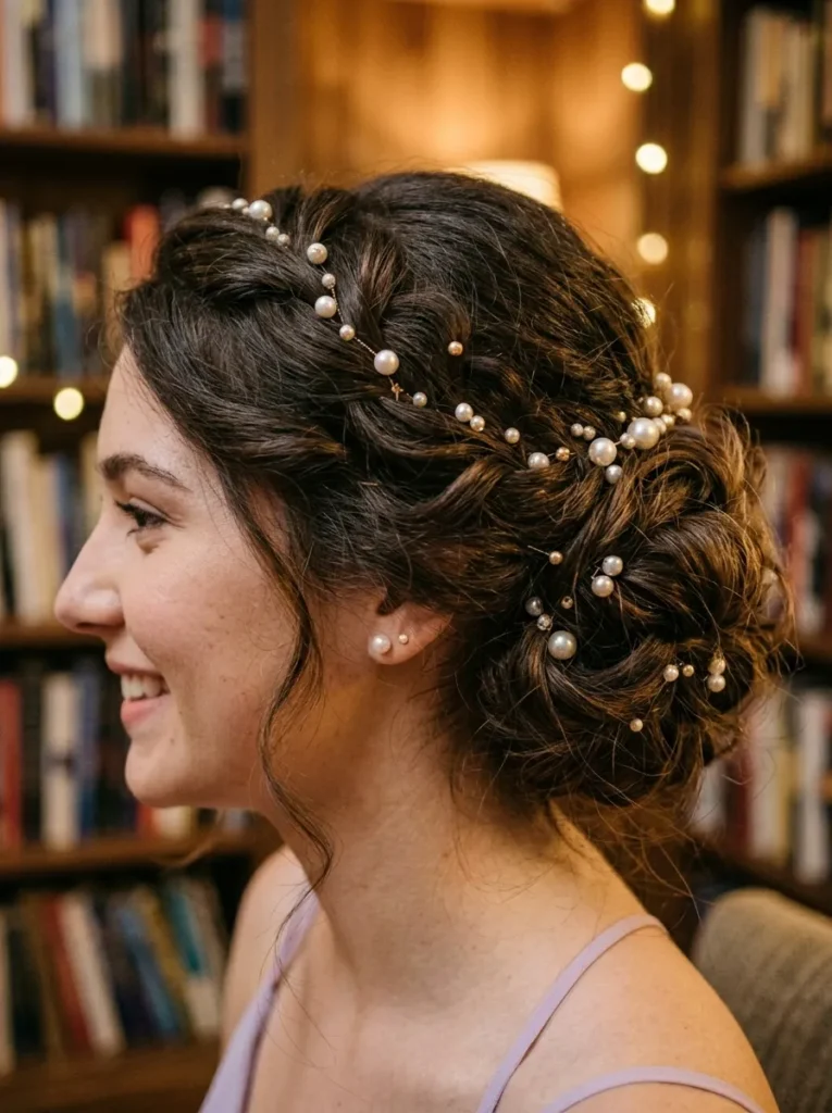 Pearl Accented Bun