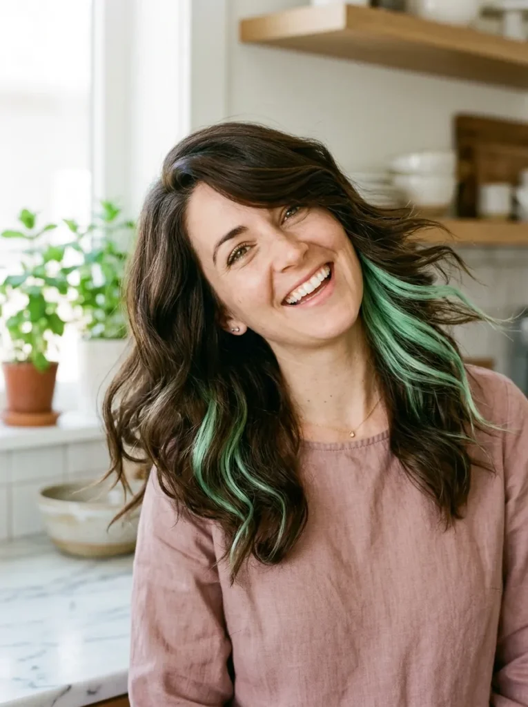 Peekaboo Mint Highlights