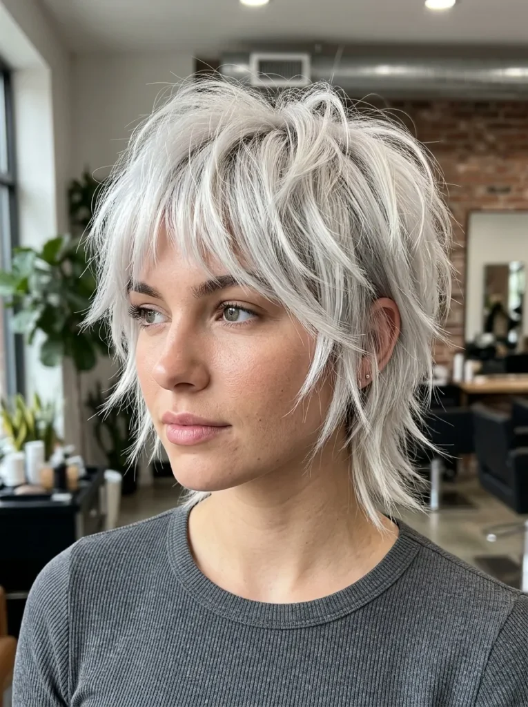 Platinum Textured Wolf