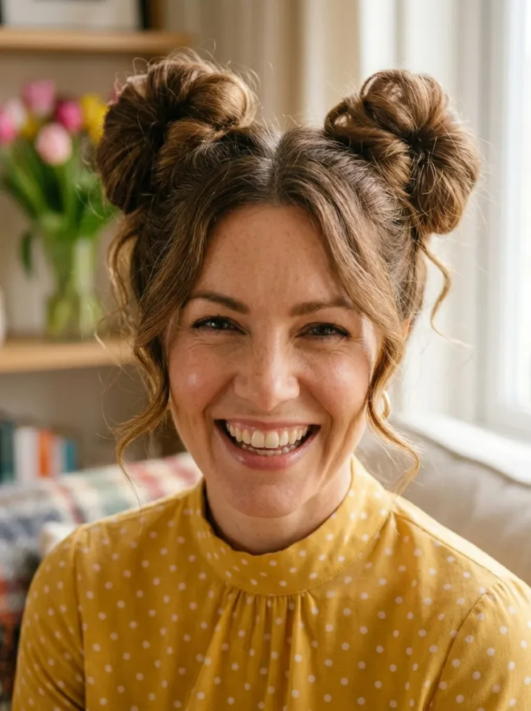 Playful Space Buns