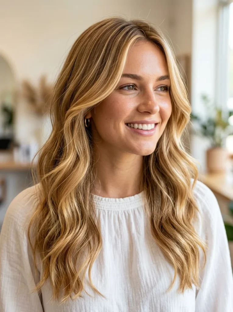 Radiant Honey Face Framing