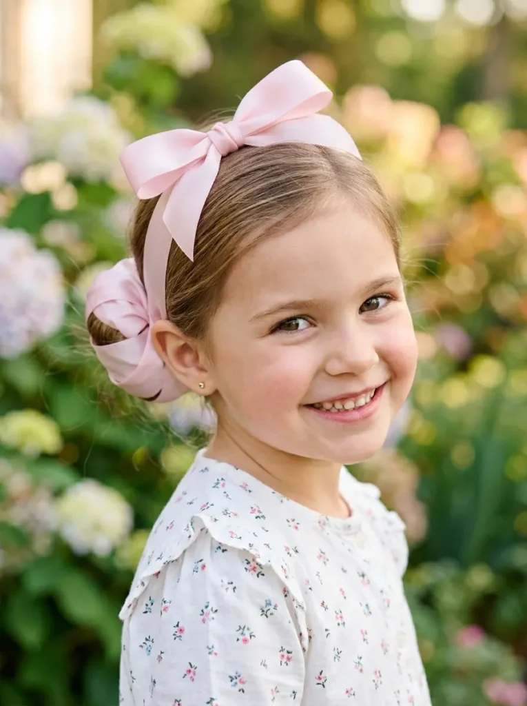 Ribbon Bow Bun