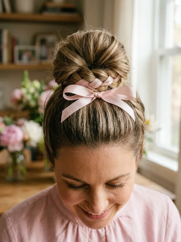 Ribbon Top Knot