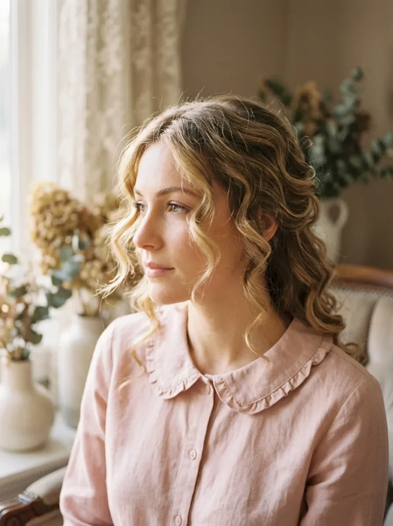 Romantic Face Framing Curls