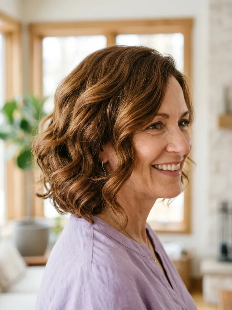 Romantic Wavy Bob